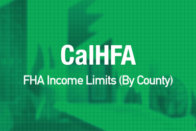 CalHFA Income Limits (By County)